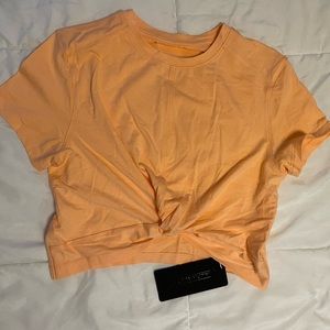 Alphalete NWT crop tee orange